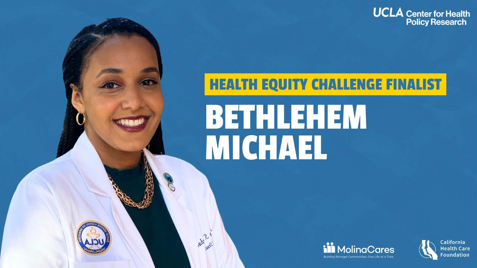 Health Equity Challenge Finalist Bethlehem Michael