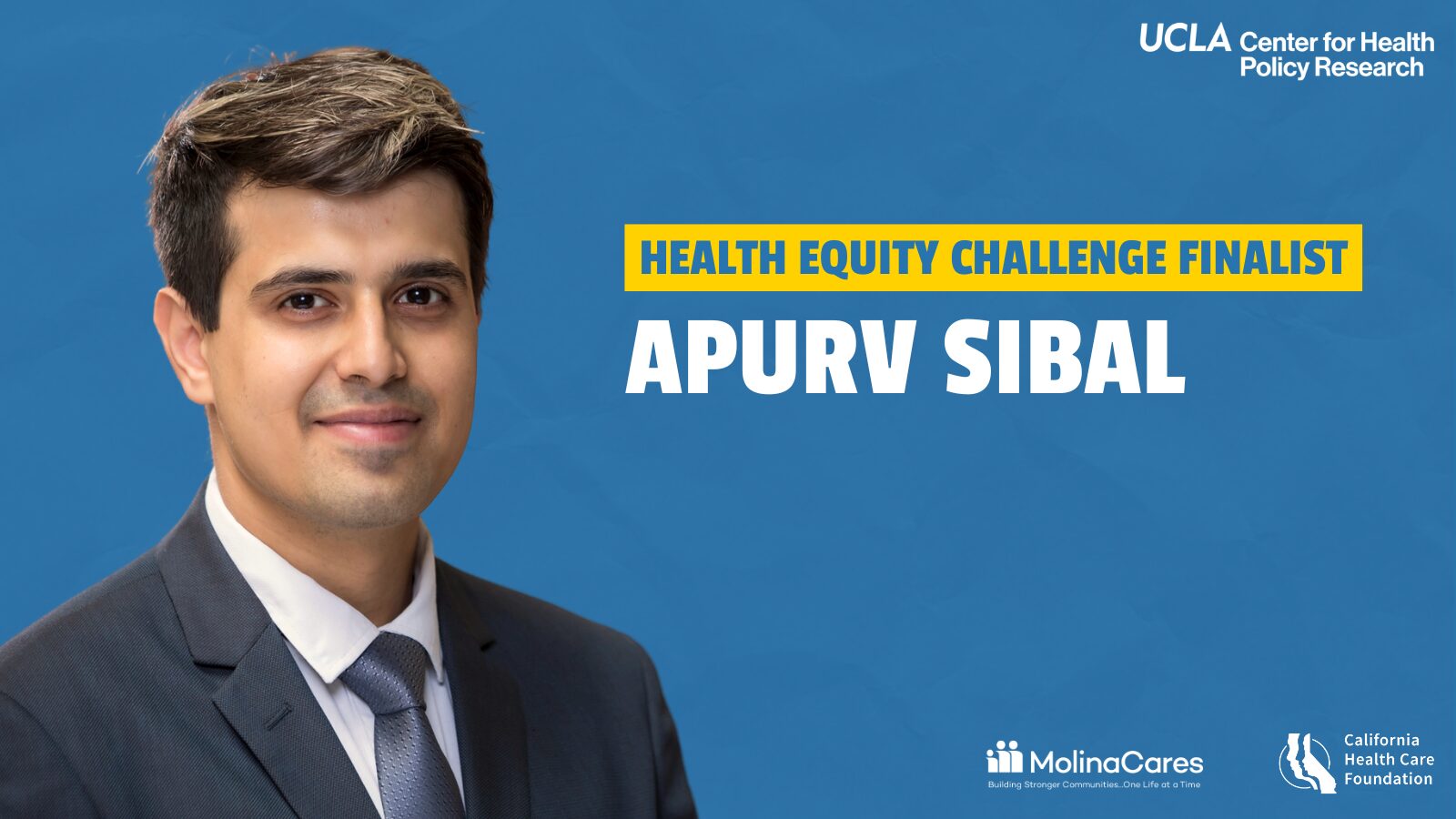 Health Equity Challenge Finalist Apurv Sibal