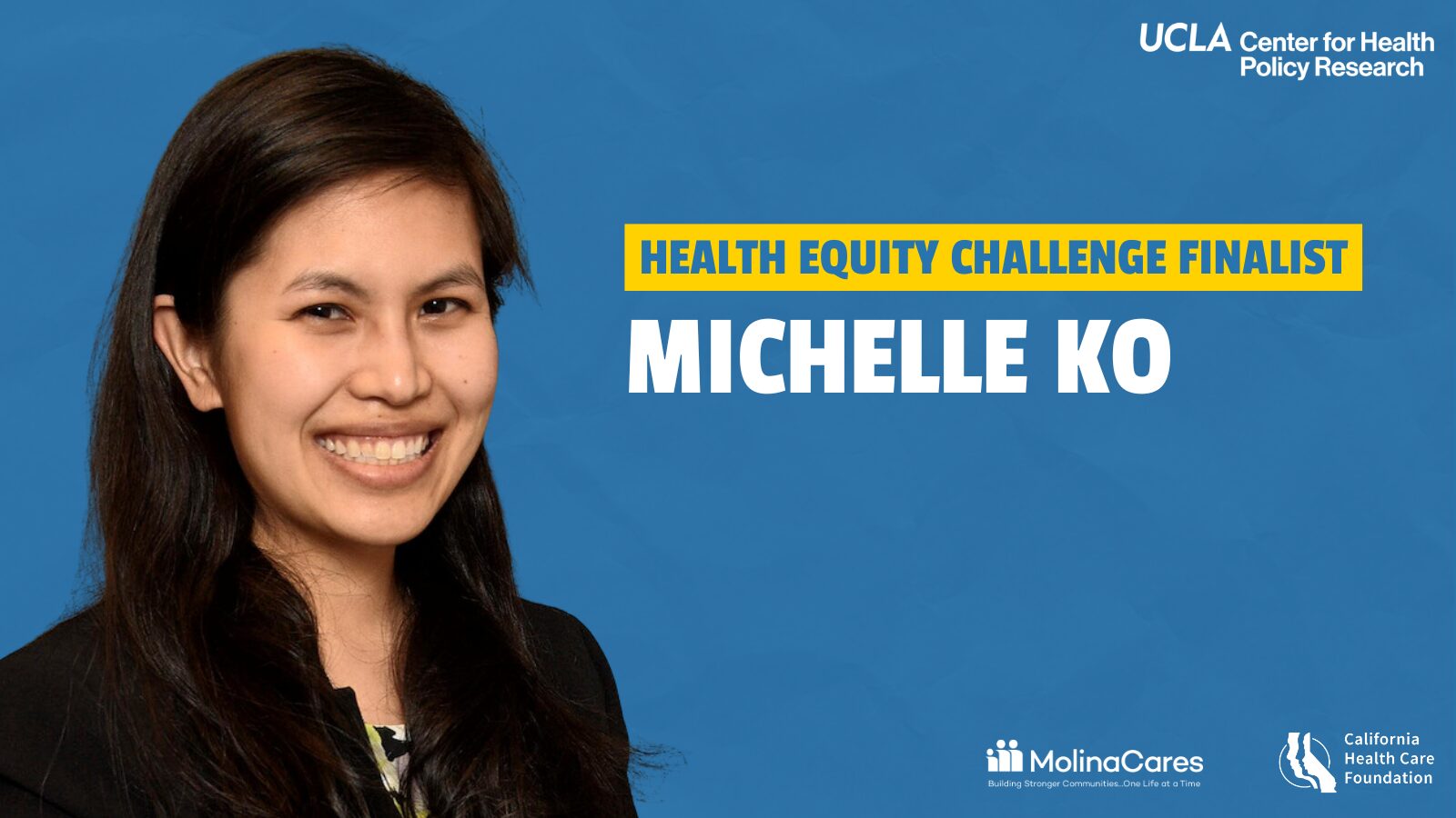 Health Equity Challenge Finalist Michelle Ko